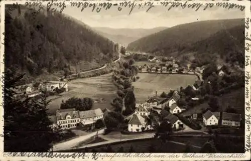 Ak Ohrdruf in Thüringen, Teilansicht, Blick von der Gothaer Vereinshütte