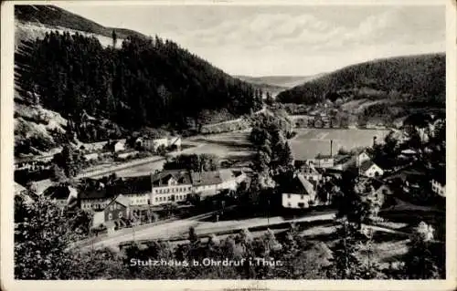 Ak Stutzhaus Luisenthal im Thüringer Wald, Totalansicht