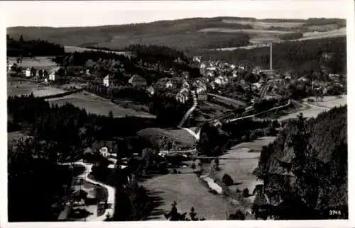 Ak Lichtenberg im Höllenthal, Blick auf den Ort, Wald, Blick vom Drachenfels