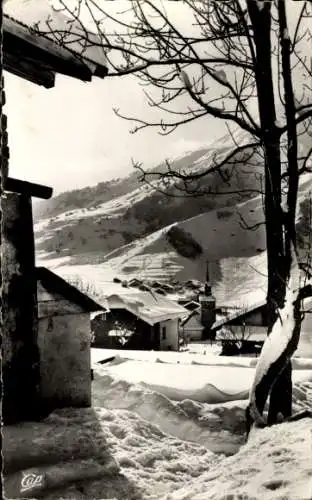 Ak Les Contamines Montjoie Haute Savoie, vue generale