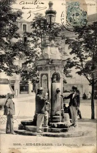 Ak Aix les Bains Savoie, Fontaine, Buvette