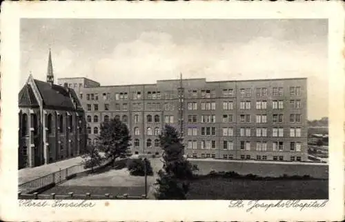 Ak Horst (Emscher) Gelsenkirchen im Ruhrgebiet, St. Josephs-Hospital