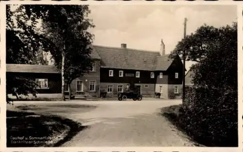 Ak Dänkritz Neukirchen in Sachsen, Gasthaus Zur Schmiede