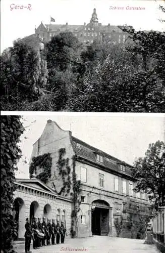 Ak Gera in Thüringen, Schloss Osterstern, Schlosswache