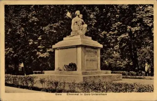 Ak Untermhaus Gera in Thüringen, Ehrenmal