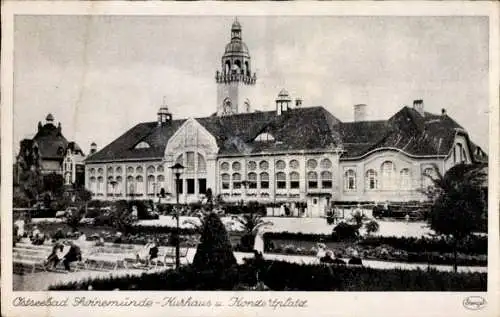 Ak Swinemünde Pommern, Ostseebad, Kurhaus und Konzertplatz