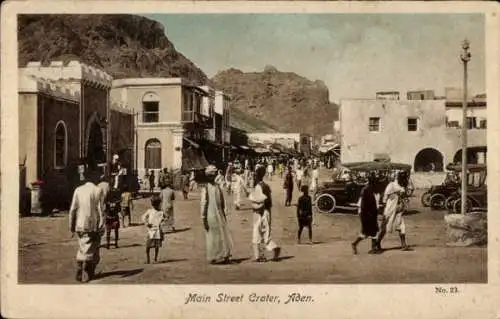 Ak Aden Jemen, Main Street Crater