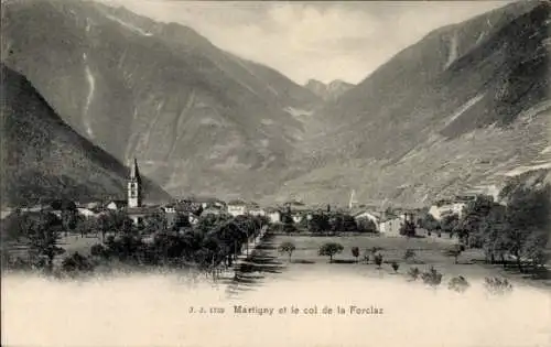 Ak Martigny Kanton Wallis, Col de la Forclaz