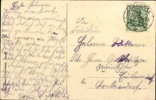 Ak Oederan in Sachsen, Restaurant Marienbad, Gartenansicht