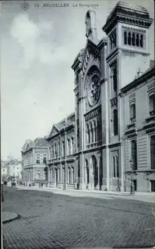 Judaika Ak Bruxelles Brüssel, Synagoge