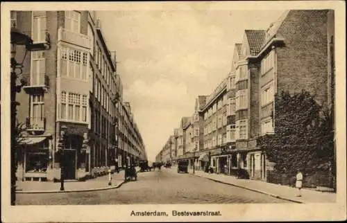 Ak Amsterdam Nordholland Niederlande, Bestevaerstraat