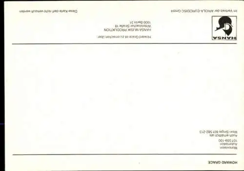 Ak Schauspieler Howard Grace, Portrait, Autogramm