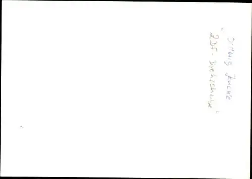 Ak Schauspieler Ortwig Jancke, Portrait, Autogramm