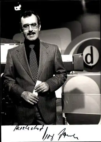 Ak Schauspieler Ortwig Jancke, Portrait, Autogramm