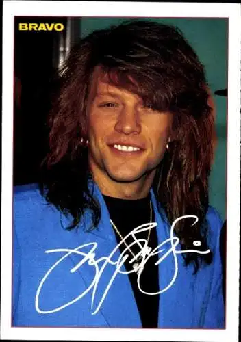 Ak Schauspieler Jon Bon Jovi, Portrait, Autogramme