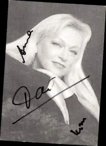 Ak Schauspielerin Toni Willé, Portrait, Autogramm