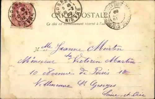 Ak Cosne Nièvre, La Gare