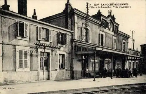 Ak Laroche Migennes Yonne, Gare