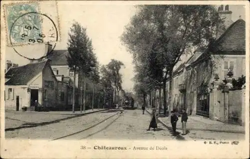 Ak Châteauroux les Alpes Hautes Alpes, Avenue de Déols