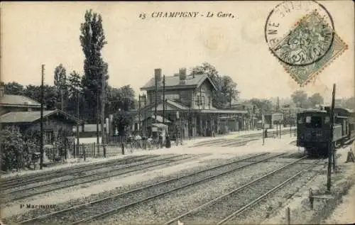 Ak Champigny-Marne, La Gare