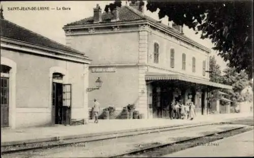 Ak Saint Jean de Losne Côte-d’Or, Gare