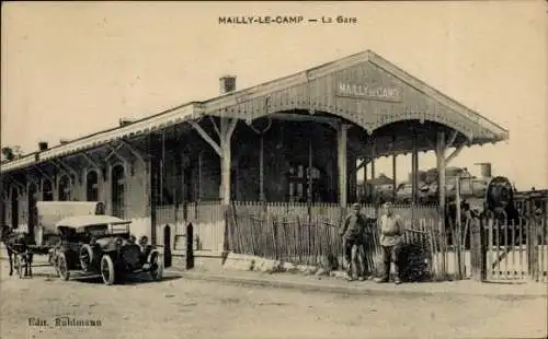 Ak Mailly le Camp Aube, Gare