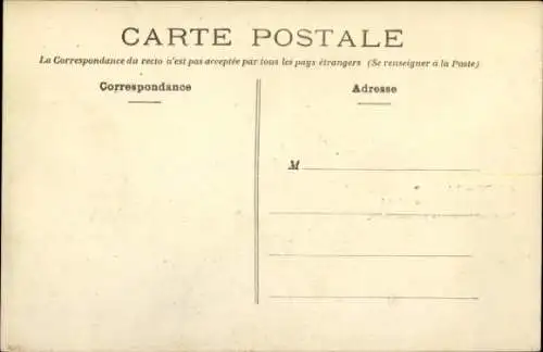 Ak Les Ponts de Cé Maine et Loire, die Überreste des Mechanikers werden entfernt, Katastrophe 1907