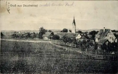 Ak Deuchelried Wangen im Allgäu, Gesamtansicht