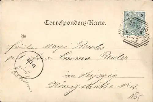 Ak Šumperk Mährisch Schönberg Region Olmütz, Bahnhof