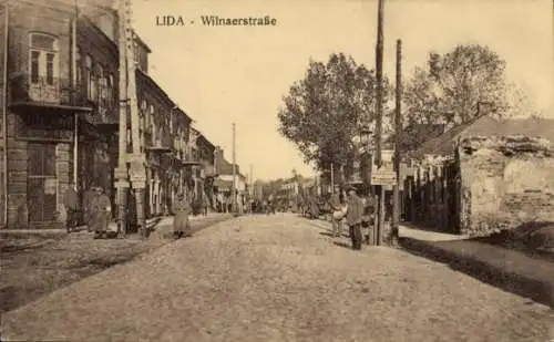 Ak Lida Weißrussland, Wilnaerstraße