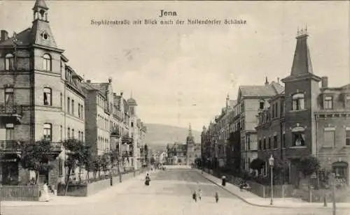 Ak Jena in Thüringen, Sophienstraße, Nollendorfer Schänke