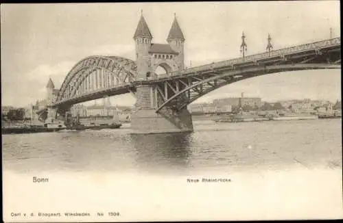 Ak Bonn am Rhein, neue Rheinbrücke