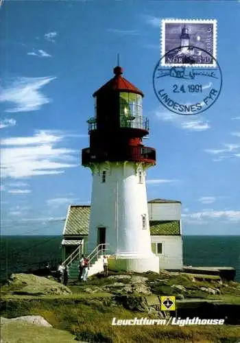 Ak Lindesnes Norwegen, Leuchtturm