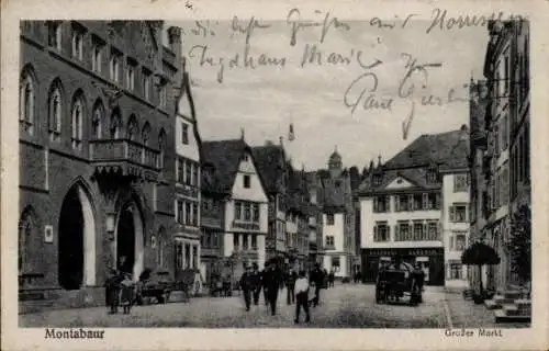 Ak Montabaur im Westerwald, Großer Markt