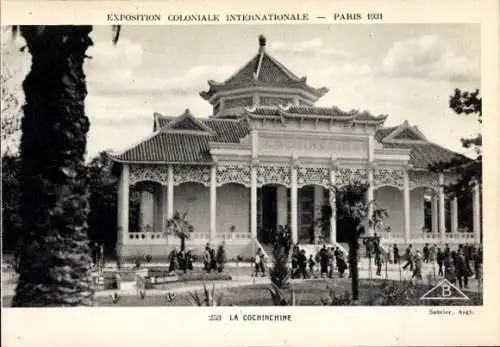 Ak Internationale Kolonialausstellung, Paris 1931, Cochinchina