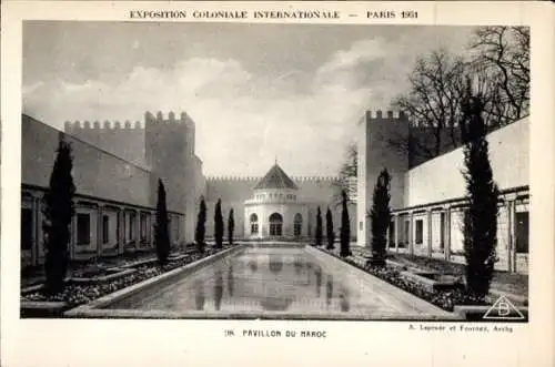 Ak Paris, Internationale Kolonialausstellung 1931, Marokko-Pavillon