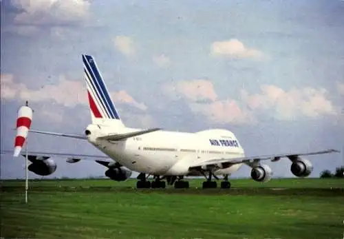 Ak Französisches Passagierflugzeug, Boeing 747, Air France