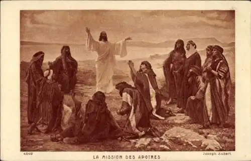 Künstler Ak Aubert, Joseph, Mission des Apotres