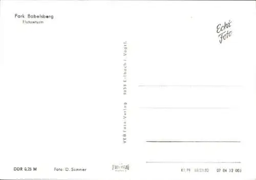 Ak Babelsberg Potsdam, Flatowturm