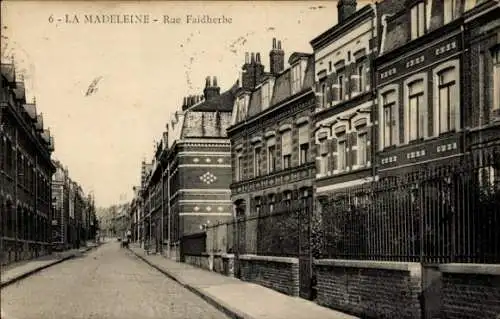 Ak La Madeleine Nord, Rue Faidherbe