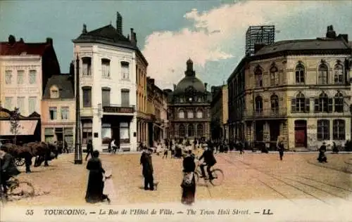 Ak La Madeleine Nord, Rue de l'Hotel de Ville