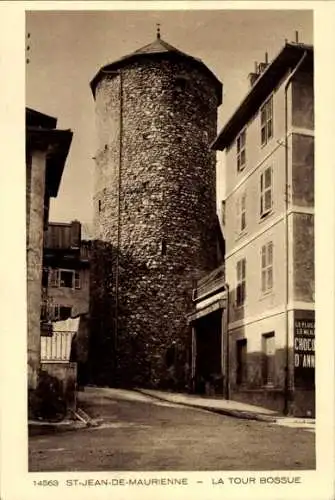 Ak Saint Jean de Maurienne Savoie, Echaillon les Bains, la Tour Bossue