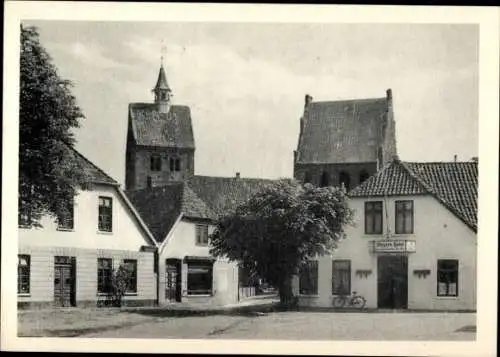 Ak Bad Zwischenahn in Oldenburg, Kirche, Glockenturm