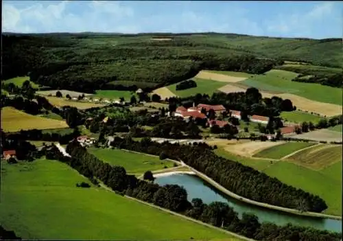 Ak Hardehausen Warburg in Westfalen, Gaststätte Pension Haus Varlemann, Panorama