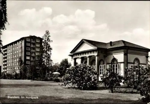 Ak Bielefeld in Nordrhein Westfalen, Nordpark, Teilansicht