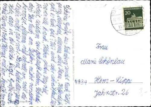 Ak Übach Palenberg Nordrhein Westfalen, Bahnhof, Kirchstraße, Teilansicht