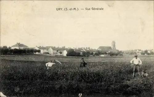 Ak Ury Seine et Marne, Panorama