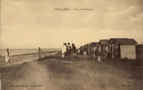 Ak Ver sur Mer Calvados, Plage du Pestivert