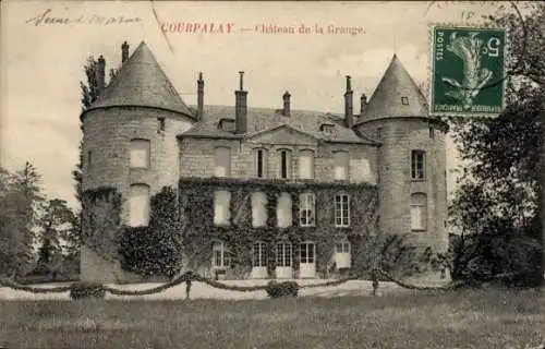 Ak Courpalay Seine et Marne, Schloss Grange Bléneau