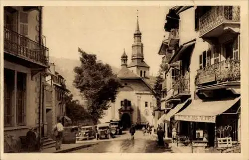 Ak Saint Gervais les Bains Haute Savoie, Kirche